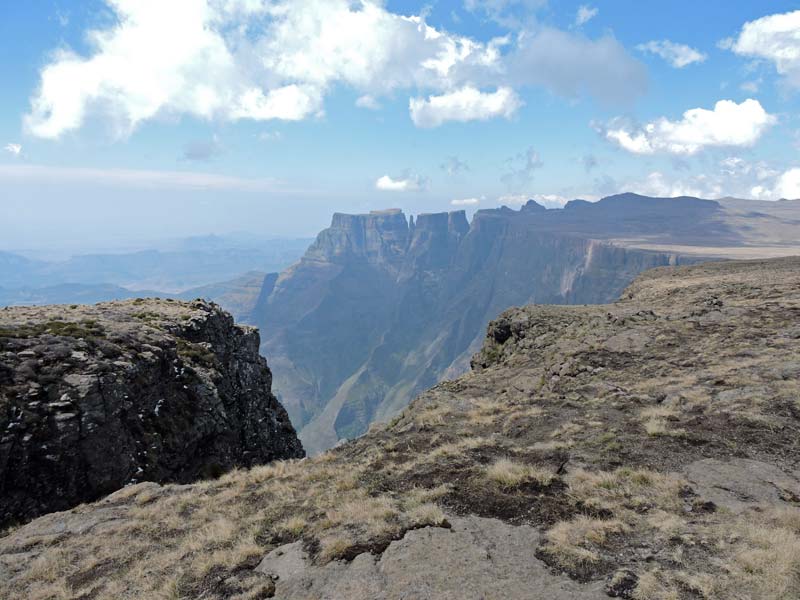  De klippen van de noordelijke Drakensbergen.