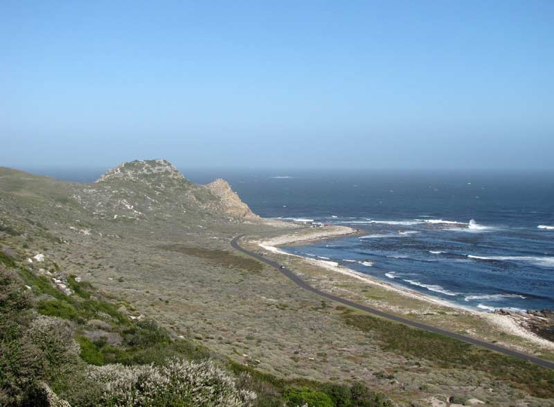 Op ongeveer 20 kilometer ten zuiden van Kaapstad ligt Kaap de Goede Hoop.